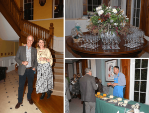 image of John and Lucy at a event, along with images of event